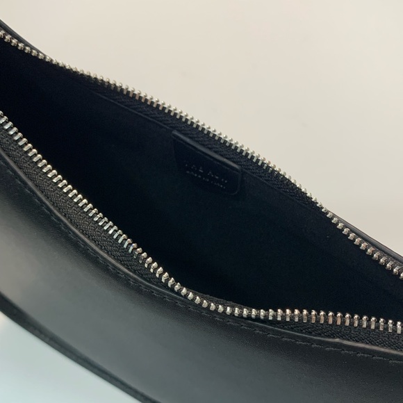 The Row Black Shoulder Bag with Curved Silhouette - Picture 5 of 7